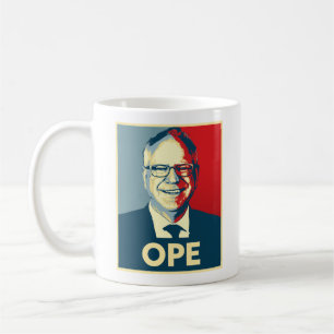 Caneca De Café Tim Walz OPE