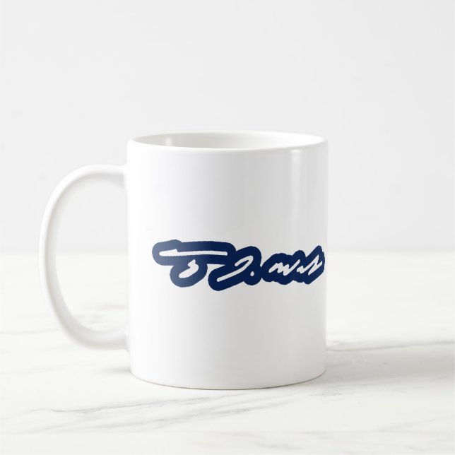 Caneca De Café Tim Walz Signature (Esquerda)