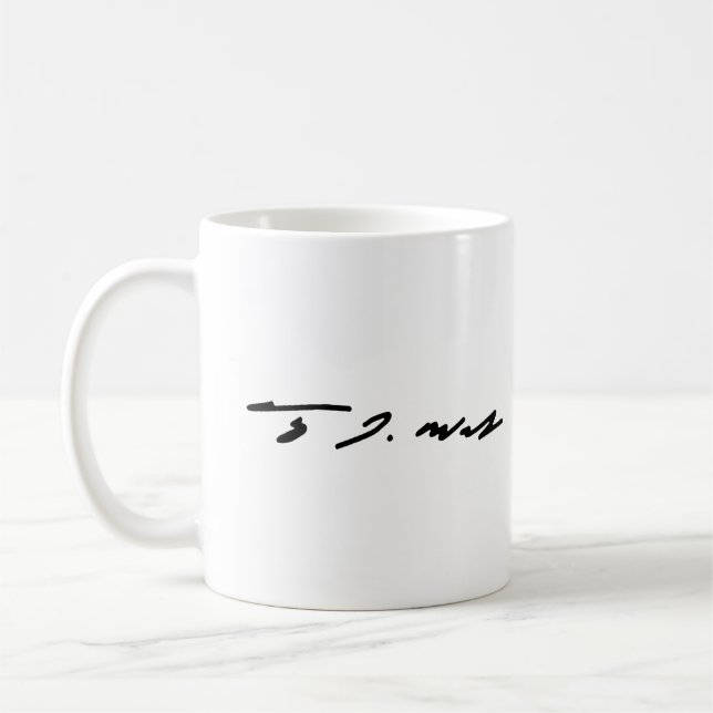 Caneca De Café Tim Walz Signature (Esquerda)