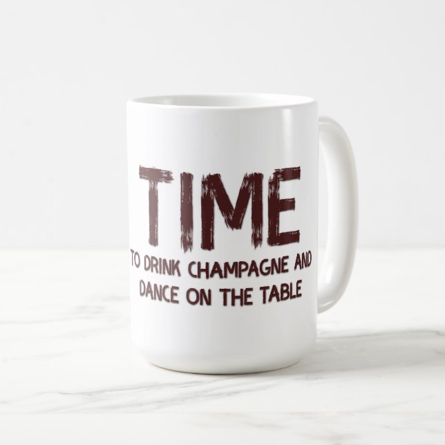 Caneca De Café Time - Classic Mug (Frente Esquerda)