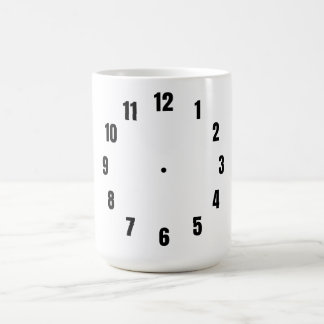 Caneca De Café time clock