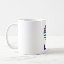 Caneca De Café Time de Futebol Bandeira EUA Presente para Amante
