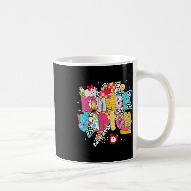 Caneca De Café Time de Sonho da Pré-Escola Preparatória de Volta  (Direita)