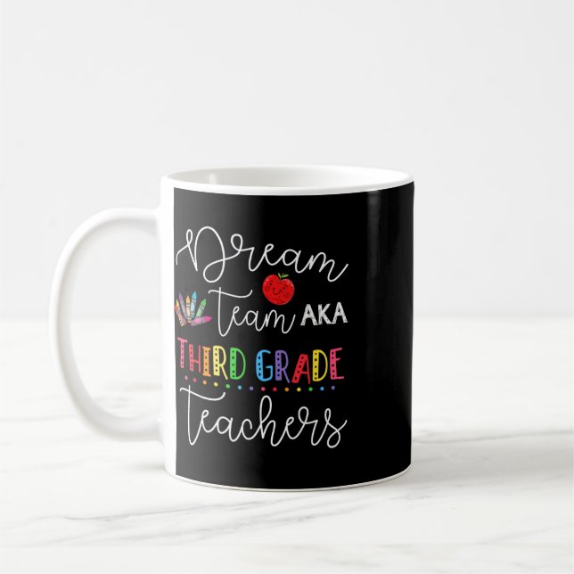 Caneca De Café Time de Sonho Terceiro 3º Ano Professores Divertid (Esquerda)