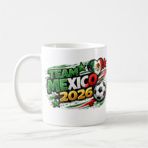 Caneca De Café TIME MÉXICO 2026 Fã Orgulho Mexicano Futebol