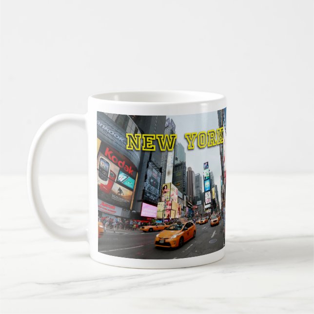 Caneca De Café Times Square Nova Iorque USA (Esquerda)