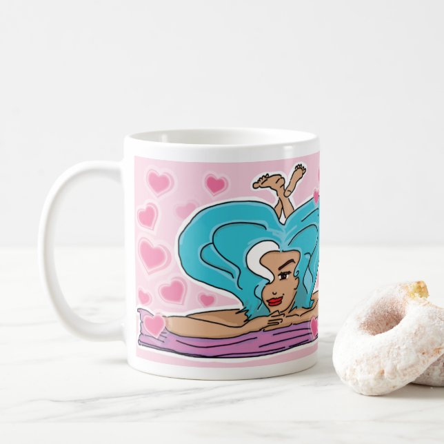 Caneca De Café Tina Loló Day full of love (Com Donut)