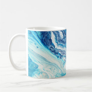 Caneca De Café Tinta acrílica, tons de abstrato