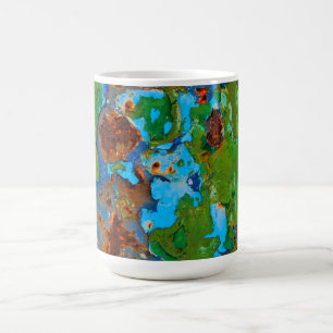 Caneca De Café Tinta de descasque de metal ferrugem Tinta de dobr