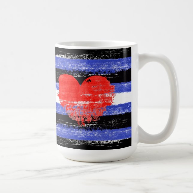 Caneca De Café Tinta do Orgulho de Couro (Direita)