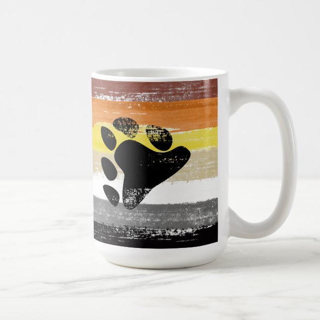 Caneca De Café Tinta do Orgulho de Urso (Direita)