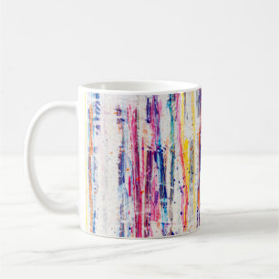 Caneca De Café Tinta estampada em fundo branco,arte,fina