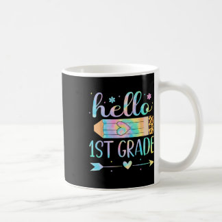 Caneca De Café Tinta Tie Dye 1ª Série Volta às Aulas Olá Primeira