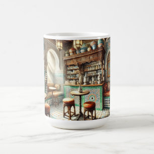 Caneca De Café Tiny Coffeeshop em Fez Marrocos
