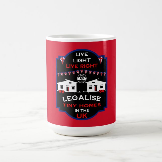 Caneca De Café Tiny House UK (Centro)