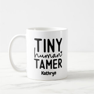 Caneca De Café Tiny Human Tamer Sarcastic Engraçado Mãe Presente