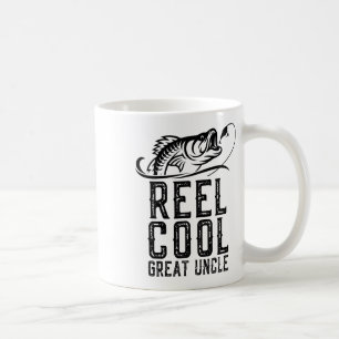 Caneca De Café Tio Avô Muito Legal Pescando Pescador Divertido Re