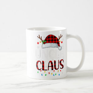 Caneca De Café Tio Claus Natal Lights Pajama Family Matchin
