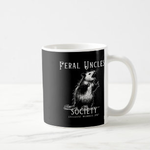 Caneca De Café Tio Feral Retro Sociedade Possum Divertido Amantes