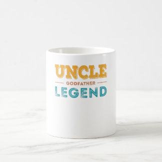 Caneca De Café Tio Goddad Legend christian baptism