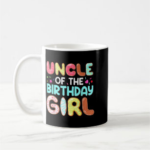 Caneca De Café Tio Groovy Da Menina Do Aniversário Fofo Faz Famíl
