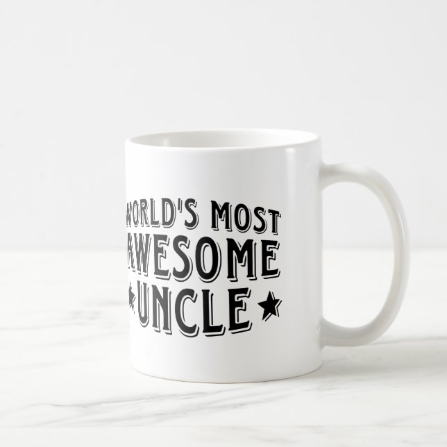 Caneca De Café Tio Incrível (Direita)