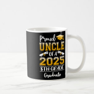 Caneca De Café Tio Orgulhoso De Um Cl De Gradua 2025 Da 8ª Série