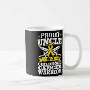 Caneca De Café Tio Orgulhoso De Um Guerreiro Cancer Da Infância A