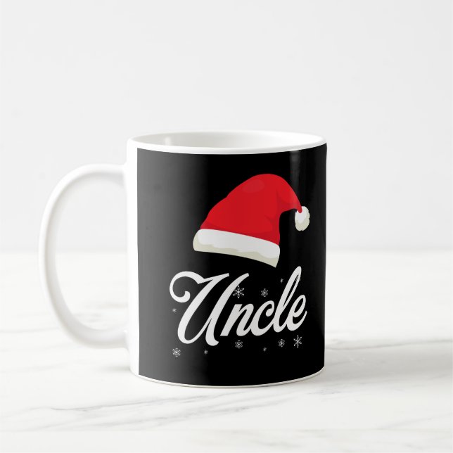 Caneca De Café Tio Papai Noel Hat Natal (Esquerda)