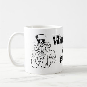 Caneca De Café Tio Sam