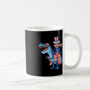 Caneca De Café Tio Sam Andando No Rex 4 De Julho Meninas Crianças