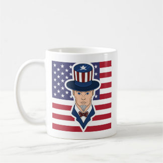 Caneca De Café Tio Sam Cartoon Coffee Mug