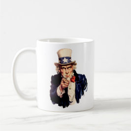 Caneca De Café Tio Sam Diz Sem Solicitação