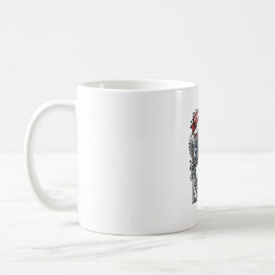 Caneca De Café Tio Sam Patriótico Esqueleto Patriota Sombrio Esqu