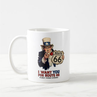 Caneca de Café Tio Sam Rota 66