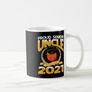 Caneca De Café Tio Sênior Orgulhoso 2021 Basquetebol