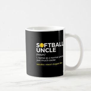 Caneca De Café Tio Softll Engraçado Definição Maior Fã da Sobrinh