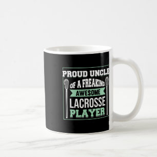 Caneca De Café Tio treinador do jogador de lacrosse