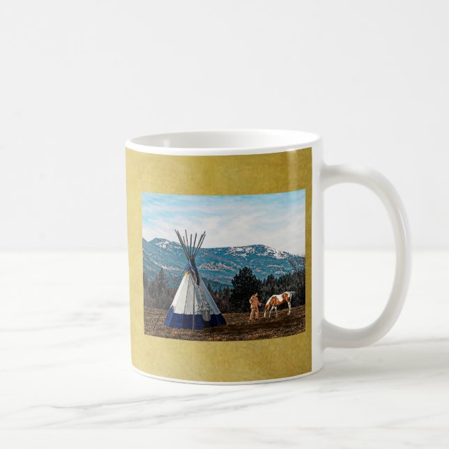 Caneca De Café Tipi - Campo de inverno (Direita)