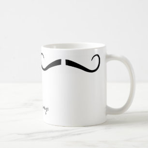 Caneca De Café tipo 12 dos moustachemugs (dois em um)