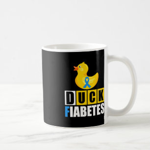 Caneca De Café Tipo 1 Diabetes Duck Fiabetes Sensibilização para