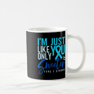 Caneca De Café Tipo 1 Diabetes Forte Consciência do T1d