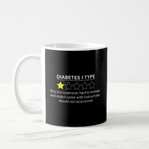 Caneca De Café Tipo 1 Diabetes T1D, Um Teto De Doença Funcional C