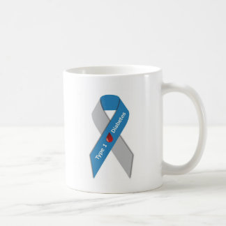 Caneca De Café Tipo - 1 fita da consciência do diabetes