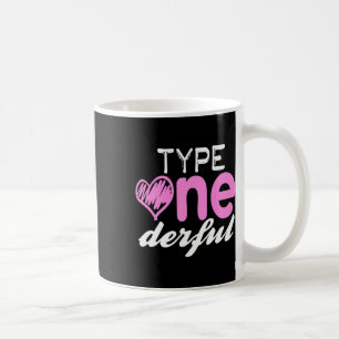 Caneca De Café Tipo 1 Meninas Maravilhosas Diversão T1d Diabetes
