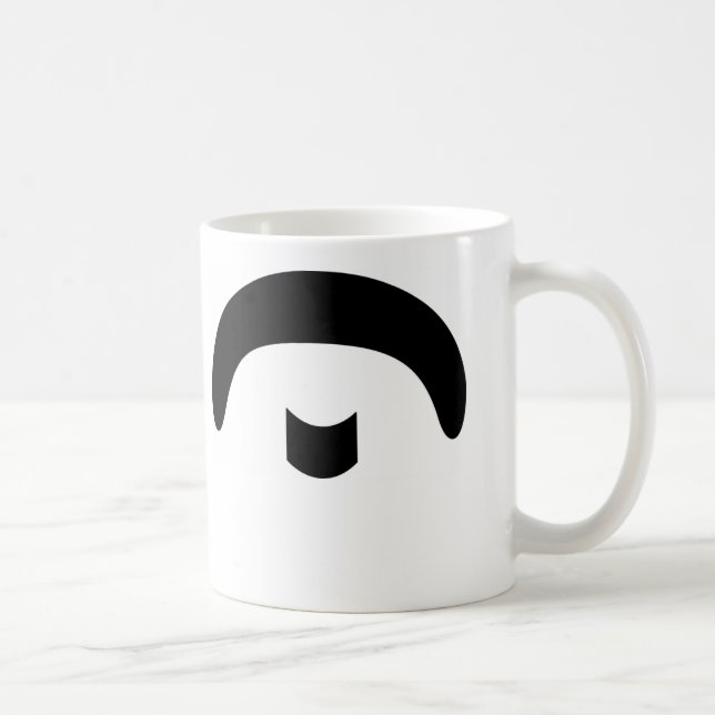 Caneca De Café tipo 6 dos moustachemugs (Direita)