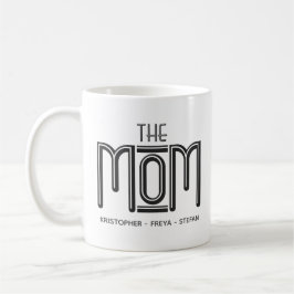 Caneca De Café Tipo branco preto-branco-branco personalizado Mug
