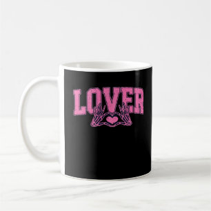 Caneca De Café Tipo de letra com mãos esqueléticas clássicas