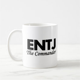 Caneca De Café Tipo de personalidade ENTJ | o comandante