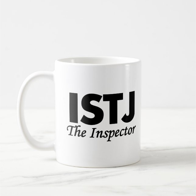 Caneca De Café Tipo de personalidade ISTJ | o inspector (Esquerda)
